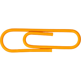 Скрепки канцелярские 28 мм Attache металлические с полимерным покрытием (100 штук в упаковке)