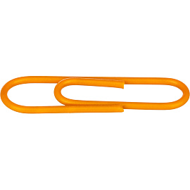 Скрепки канцелярские 28 мм Attache металлические с полимерным покрытием (100 штук в упаковке)