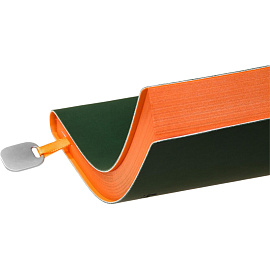 Ежедневник недатированный Bruno Visconti Mercury искусственная кожа A5 136 листов зелёный (оранжевый обрез)