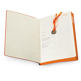 Ежедневник недатированный Bruno Visconti Mercury искусственная кожа A5 136 листов зелёный (оранжевый обрез)