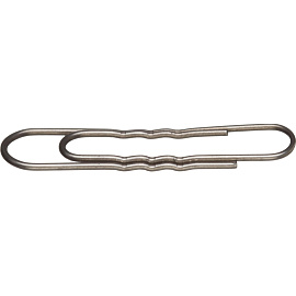 Скрепки канцелярские 50 мм Attache металлические гофрированные (50 штук в упаковке)