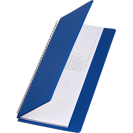 Планинг недатированный Attache Velvet искусственная кожа Soft Touch 305x130 мм 64 листа синий