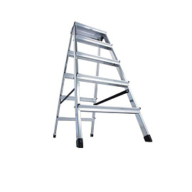 Стремянка алюминиевая 2x5 ступеней Krause Dopplo 120342