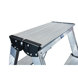 Стремянка алюминиевая 2x5 ступеней Krause Dopplo 120342