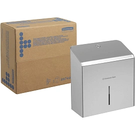 Диспенсер для туалетной бумаги в больших рул.Kimberly-Clark стальной 8974