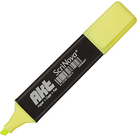 Текстовыделитель ScriNova Akt желтый (толщина линии 1-5 мм) фото Текстовыделитель ScriNova Akt желтый (толщина линии 1-5 мм)