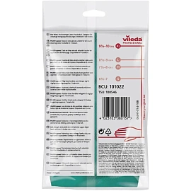 Перчатки латексные Vileda Professional многоцелевые повышенная прочность зеленые (размер 9.5-10, ХL, 174367)