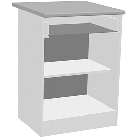 Шкаф напольный Сокол ТК-06.1 (дуб сонома, 600x600x850 мм)