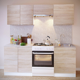 Шкаф напольный Сокол ТК-08 (дуб сонома, 800x600x850 мм)