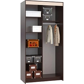 Шкаф-купе Сокол 2-ств.ШР-126.2 1200x600x2400, венге/дуб