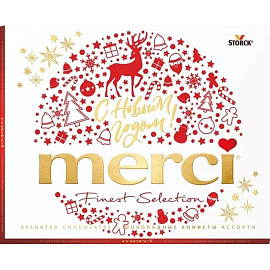 Конфеты шоколадные Merci ассорти 250 г фото Конфеты шоколадные Merci ассорти 250 г