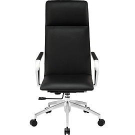 Кресло для руководителя Easy Chair 593 TPU чёрное (экокожа, алюминий)