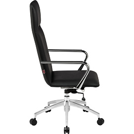 Кресло для руководителя Easy Chair 593 TPU чёрное (экокожа, алюминий)
