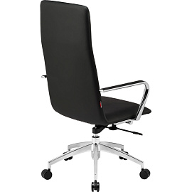 Кресло для руководителя Easy Chair 593 TPU чёрное (экокожа, алюминий)