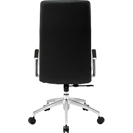 Кресло для руководителя Easy Chair 593 TPU чёрное (экокожа, алюминий)