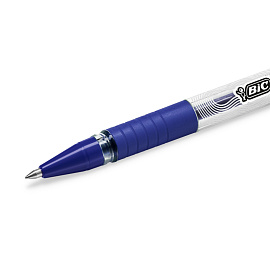 Ручка гелевая неавтоматическая Bic Gelocity Stic синяя (толщина линии письма 0.29 мм) фото Ручка гелевая неавтоматическая Bic Gelocity Stic синяя (толщина линии письма 0.29 мм)