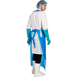 Фартук многоразовый Haccper Evatex Eva универсальный размер ЭВА 200 мкм синий в пласте (730215)