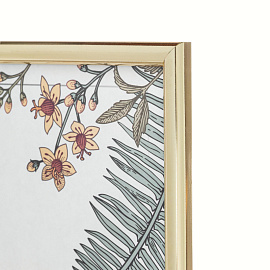 Рамка Комус (Attache) А4 21x30 см пластиковый багет 14 мм золотистая