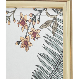 Рамка Комус (Attache) А4 21x30 см пластиковый багет 14 мм золотистая