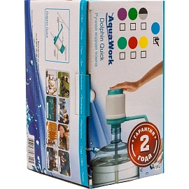 Помпа механическая Aqua Work Дельфин КВИК голубая