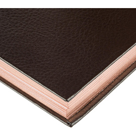 Ежедневник недатированный Attache искусственная кожа A5 136 листов чёрный (золотистый обрез)