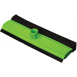 Швабра для мытья окон Master Fresh с губкой и сгоном (рабочая часть 25 см, телескопическая рукоятка 52-81 см)