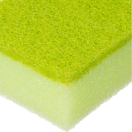 Губка для посуды Master FRESH Maxi поролон 9.5x6.5 см с абразивным слоем (5 штук в упаковке)