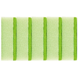 Губка для посуды Master FRESH Maxi поролон 9.5x6.5 см с абразивным слоем (5 штук в упаковке)