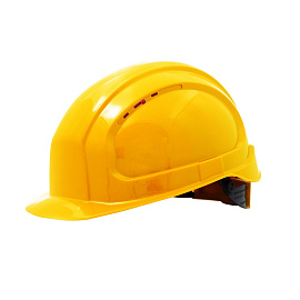 Каска защитная РОСОМЗ СОМЗ-19 Зенит Rapid желтая с храповым механизмом (719815)