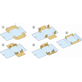 Папка архивная на 2-х завязках Attache А4 100 мм бумвинил до 1000 листов красная складная