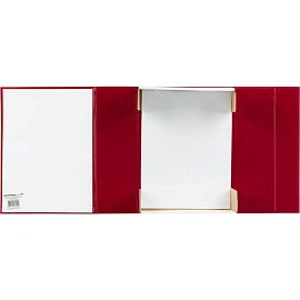 Папка архивная на 2-х завязках Attache А4 100 мм бумвинил до 1000 листов красная складная