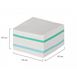 Блок для записей Attache (Attache Economy) запасной 90x90x50 мм разноцветный (плотность 65 г/кв.м)