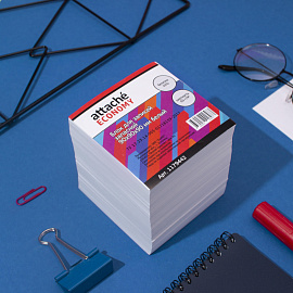 Блок для записей Attache Economy запасной 90x90x90 мм белый (плотность 65 г/кв.м)