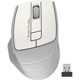 Мышь беспроводная A4Tech Fstyler FG30 бело-серая