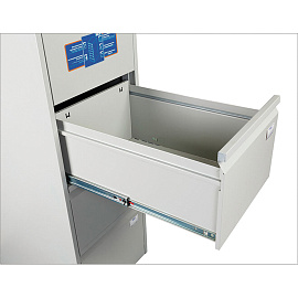 Картотека Практик AFC-04 для документов А4 (серый, 470x646x1320 мм)