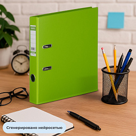 Папка-регистратор Bantex (Attache Selection) коллекция Strong 50 мм салатовая ПВХ