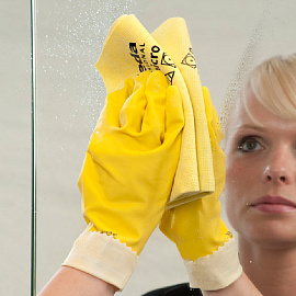 Салфетки хозяйственные Vileda Professional ПВА Микро микрофибра 38х35 см 250 г/кв.м синие (5 штук в упаковке)