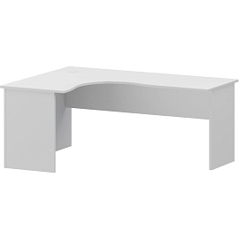 Стол угловой Арго левый (белый, 1600х1200х760 мм) фото Стол угловой Арго левый (белый, 1600х1200х760 мм)