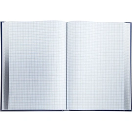 Книга учета 96 листов 210x265 мм в клетку на сшивке блок офсет Attache (обложка - бумвинил)