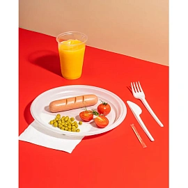 Набор одноразовой посуды №2 Комус на 6 персон (32 предмета)