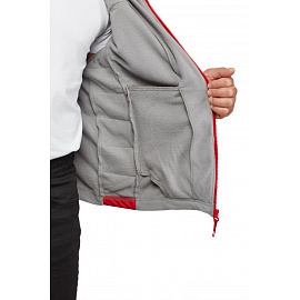 Толстовка Статус-Т мужская серый/красный размер S (46)