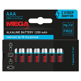 Батарейка ААА мизинчиковая Комус (ProMega) (10 штук в упаковке)