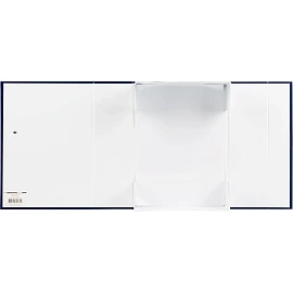 Папка архивная на 2-х завязках Attache А4 100 мм бумвинил до 1000 листов синяя нескладная