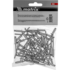 Заклепки 4.8х14 мм 50 штук MATRIX 40663