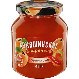 Варенье Лукашинские абрикосовое 450 г