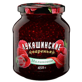 Варенье Лукашинские малина 450 г