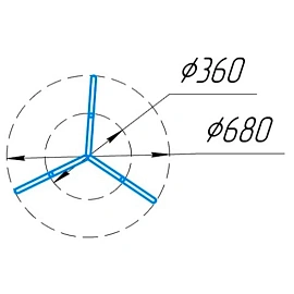 Вешалка KD_напольная Крауз-11 белая