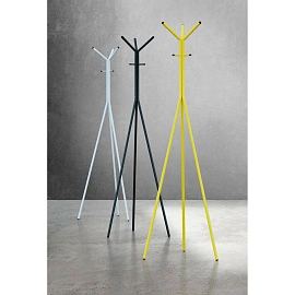 Вешалка напольная (стойка) Крауз-11 на 3 персоны (черный)