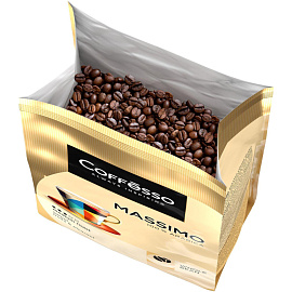 Кофе в зернах Coffesso Massimo арабика 100% 1 кг (пакет)