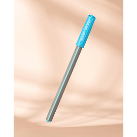 Ручка шариковая Attache Meridian синяя корпус soft touch (серо-голубой корпус, толщина линии 0.35 мм) фото Ручка шариковая Attache Meridian синяя корпус soft touch (серо-голубой корпус, толщина линии 0.35 мм)